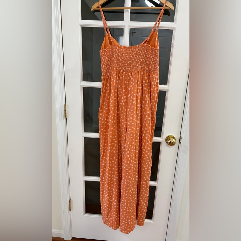 Cleobella Skylar Floral Cutout Jumpsuit in Copper - Size L - NWT - Picture 4 of 11